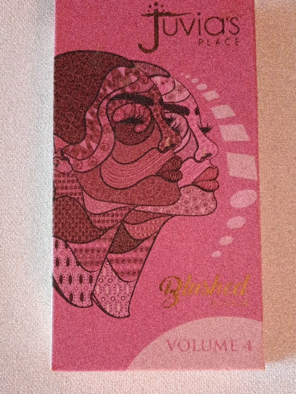 Juvia's Place Blushed Palette Volume 4 Never Used .